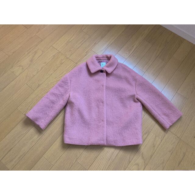 U by SPICKu0026SPAN シャギーミドルコート-