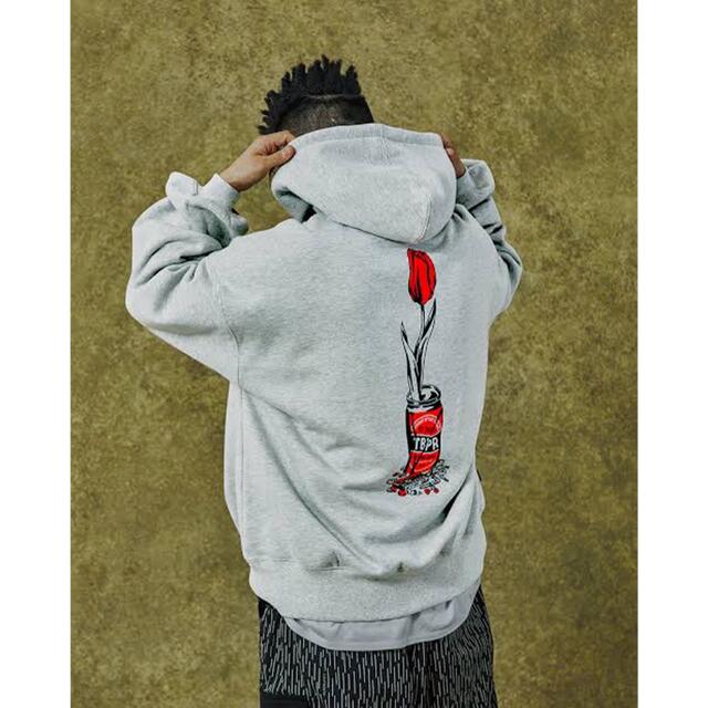 verdy wasted youth hoodie L パーカー grey