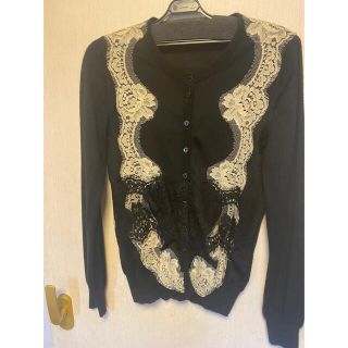 DOLCE&GABBANAの最高級アンサンブルレースカーディガン 38