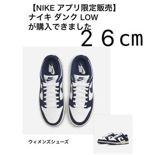 ナイキ(NIKE)のNike dunk low Vintage Navy(スニーカー)