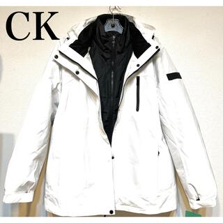 カルバンクライン(Calvin Klein)の新品 CKカルバン クライン パデッドパーカー コート ダウンジャケットブランド(マウンテンパーカー)