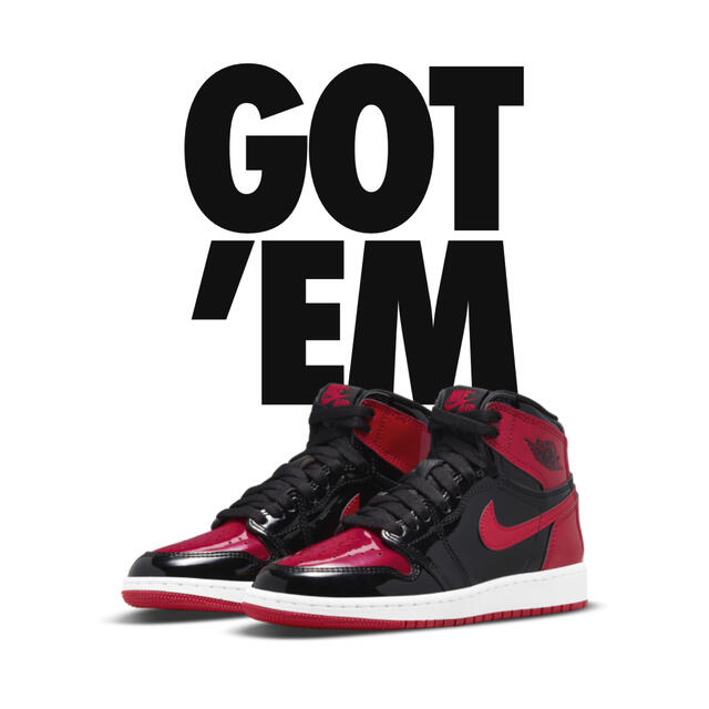 AIR JORDAN 1 Patent Bred 24cm