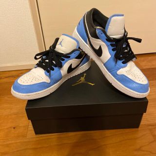 ナイキ(NIKE)のNIKE AIR JORDAN 1 LOW "UNIVERSITY BLUE"風(スニーカー)