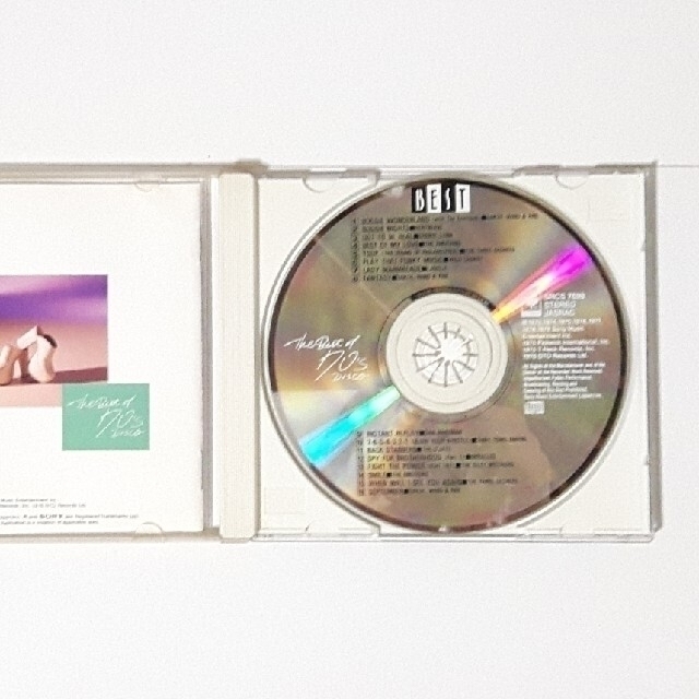 SONY(ソニー)の～ＰＯＰＳ・ダンス.オムニバス『THE BEST OF 70'S DISCO』♪ エンタメ/ホビーのCD(ポップス/ロック(洋楽))の商品写真