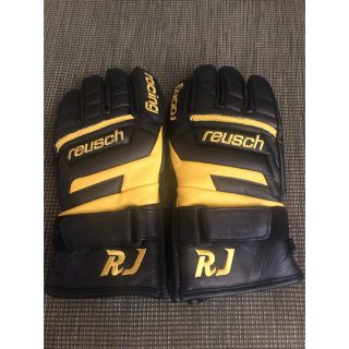 ロイシュ(reusch)のロイシュ牛革reusch  黒黄ジュニアS(手袋)