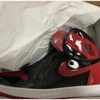 ナイキ(NIKE)のAir jordan1 High OG Patent Bred (スニーカー)