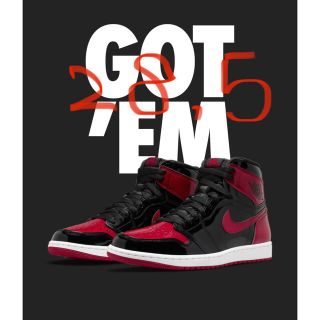 ナイキ(NIKE)のAIR JORDAN 1  Patent Bred 28.5cm(スニーカー)