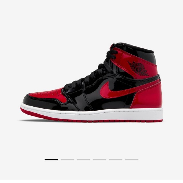 Nike TD Air Jordan 1 High OG Patent Bred