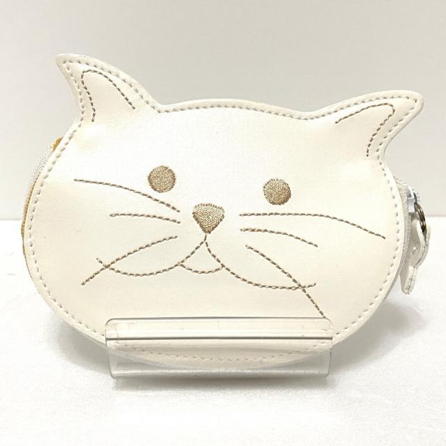 Furla(フルラ)のフルラ コインケース - 白×ベージュ レディースのファッション小物(コインケース)の商品写真