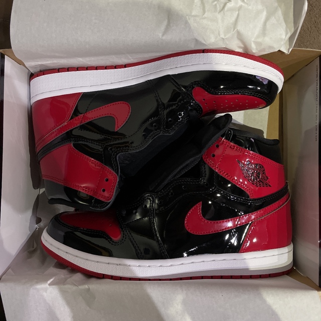 NIKE(ナイキ)のnike aj1 retro high og patent bred  メンズの靴/シューズ(スニーカー)の商品写真