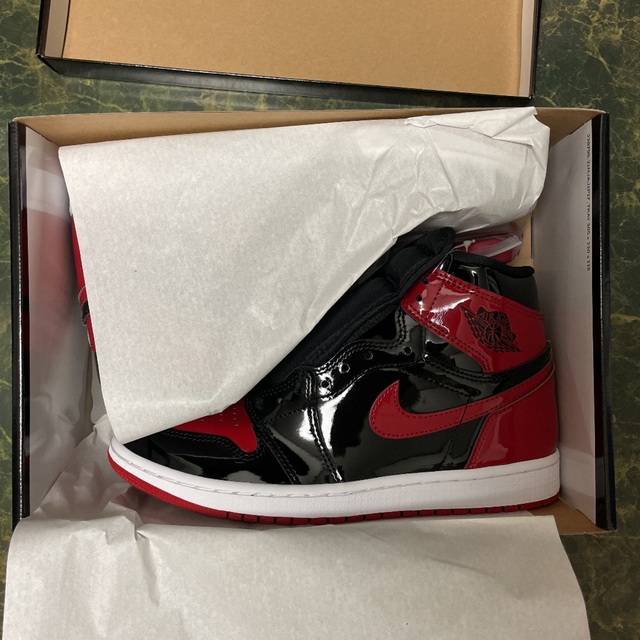 NIKE(ナイキ)のnike aj1 retro high og patent bred  メンズの靴/シューズ(スニーカー)の商品写真