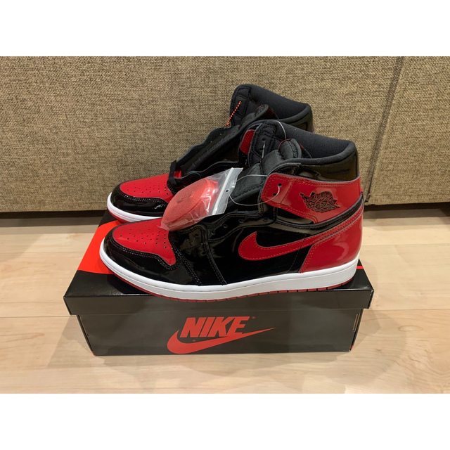 Nike Aj1 High OG Patent Bred 29cm