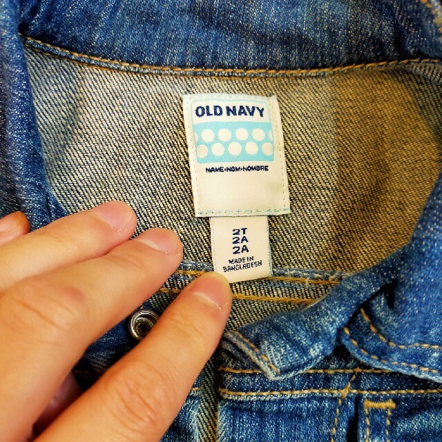 Old Navy(オールドネイビー)のオールドネイビー　キッズデニムジャンパー　　2A90サイズ キッズ/ベビー/マタニティのキッズ服男の子用(90cm~)(ジャケット/上着)の商品写真