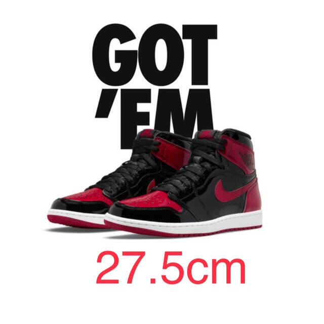 NIKE AIR JORDAN 1  Patent Bred