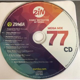 ズンバ(Zumba)のzumba megamix77 ズンバ　メガミックス　CD(クラブ/ダンス)