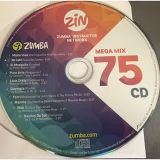 ズンバ(Zumba)のzumba megamix75 メガミックス　CD ズンバ(クラブ/ダンス)