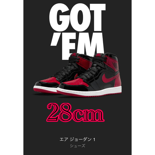 NIKE AIR JORDAN 1 RETRO HIGH OG 28cm