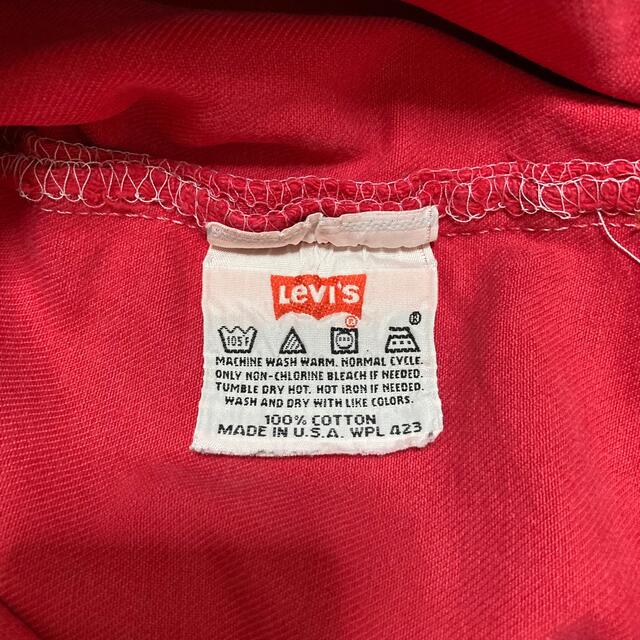 90s USA製◆Levi's リーバイス◆501 後染め デニム ジーンズ 赤 8