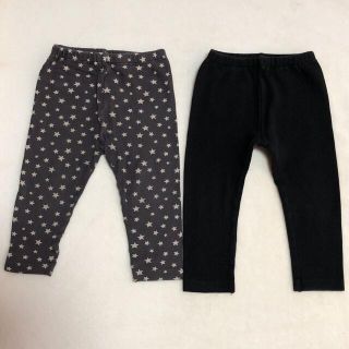 ❁⃘*.ﾟUNIQLO ユニクロ レギンス ズボン 2枚 セット 90(パンツ/スパッツ)