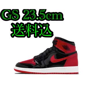 ナイキ(NIKE)のNike GS Air Jordan 1 High OG Patent Bred(スニーカー)