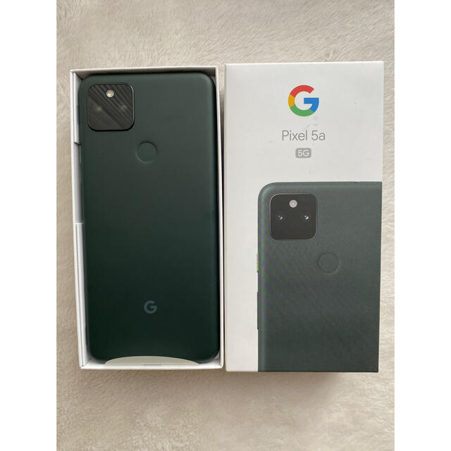 ディスプレイ63インチ有機ELGoogle Pixel5a SIMフリー 128GB Mostly Black