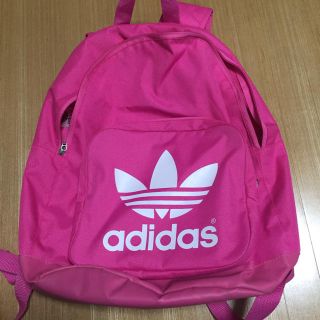 アディダス(adidas)のadidas アディダス ピンク リュック(リュック/バックパック)