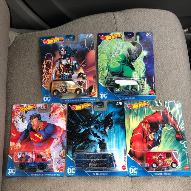 ホットウィール HOT WHEELS DCコミック 5台セットの通販 by tnk7's