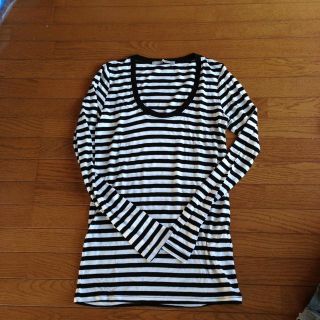 アズールバイマウジー(AZUL by moussy)のボーダー ロンT(Tシャツ(長袖/七分))