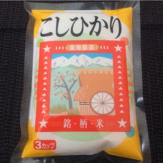 お米3合(450g)コシヒカリ精米100%令和2年茨城産(0.45kg)白米(米/穀物)