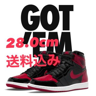 ナイキ(NIKE)のエアジョーダン1 Patent Bred(スニーカー)