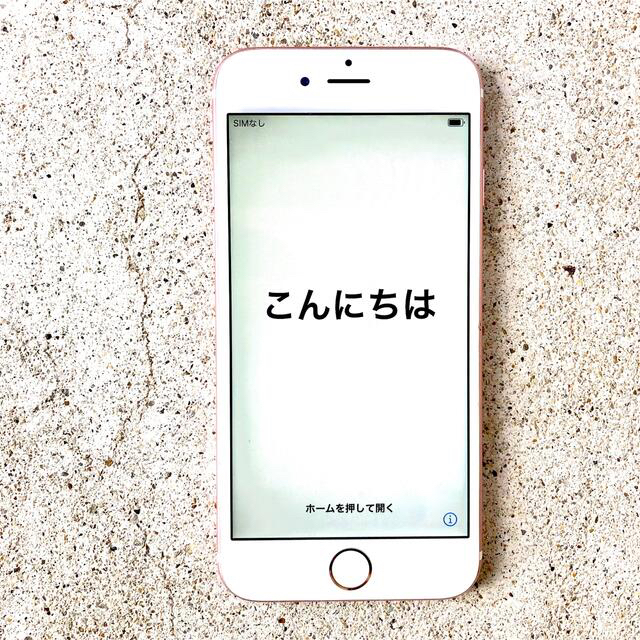 iPhone 6s ピンクゴールド 16GB au バッテリー新品