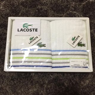 ラコステ(LACOSTE)のおにふじ様専用【新品】LACOSTE ハンドタオル(タオル/バス用品)