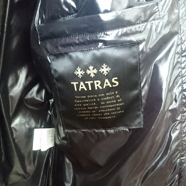 TATRAS(タトラス)のTATRAS タトラス ダウンジャケット ブラック フード取り外しできます メンズのジャケット/アウター(ダウンジャケット)の商品写真