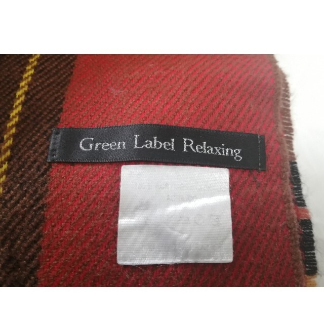 UNITED ARROWS green label relaxing(ユナイテッドアローズグリーンレーベルリラクシング)の本日削除します。グリーンレーベルリラクシング　ストール レディースのファッション小物(ストール/パシュミナ)の商品写真