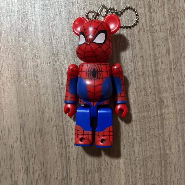 ベアブリック BE@RBRICK アイアンマン スパイダーマン キーホルダーの ...