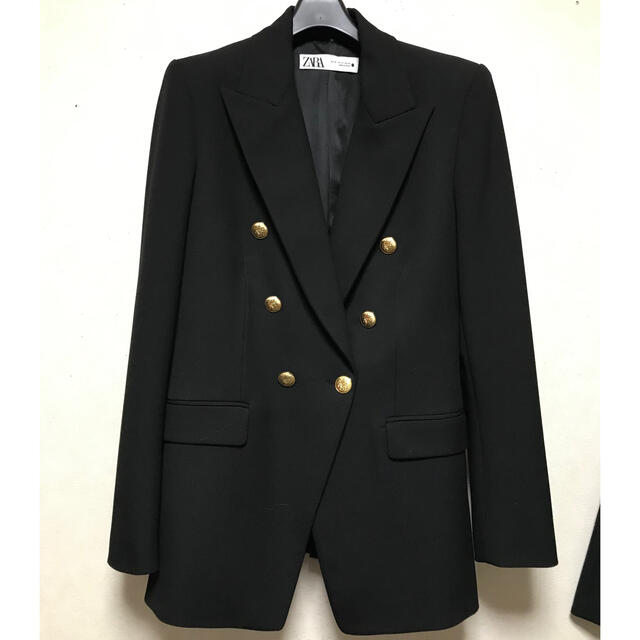 ZARA 新作新品 ブレザー&バミューダパンツ セットアップ Mサイズ 黒