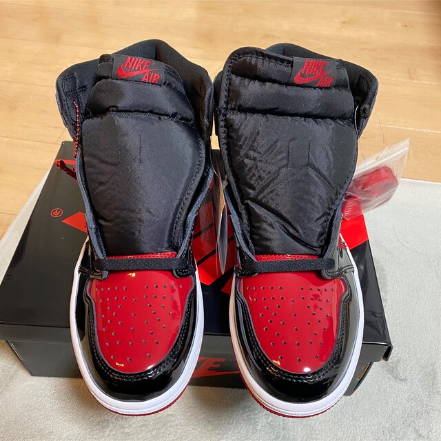 Nike Air Jordan 1 Patent Bred 27cm