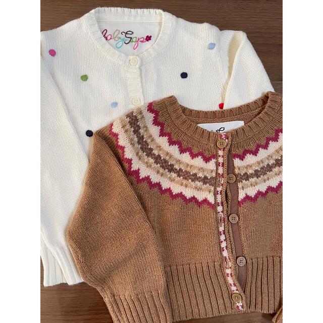 babyGAP(ベビーギャップ)のbaby GAP カーディガン　セット　95 100サイズ キッズ/ベビー/マタニティのキッズ服女の子用(90cm~)(カーディガン)の商品写真