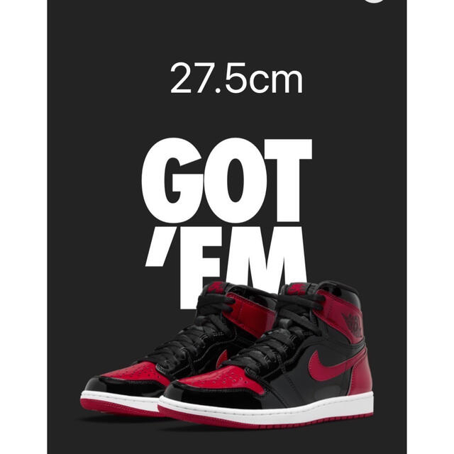 AIR JORDAN 1 Patent Bred