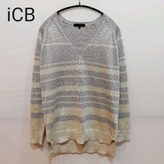 アイシービー(ICB)のiCB ボーダー プルオーバー ニット(ニット/セーター)