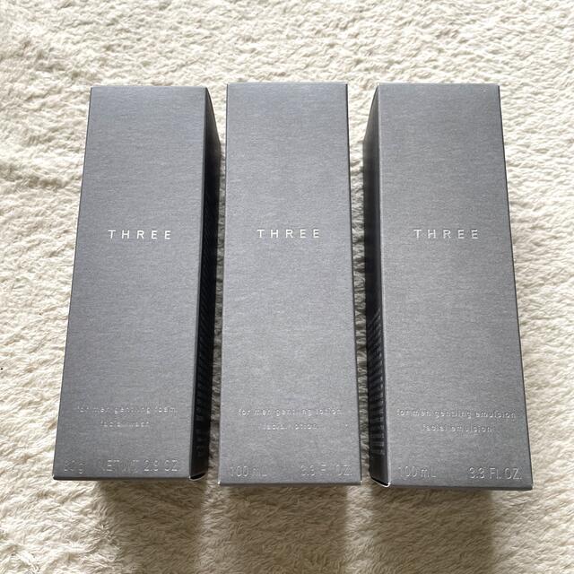 THREE フォー・メンジェントリング スキンケア3本セット 有名ブランド