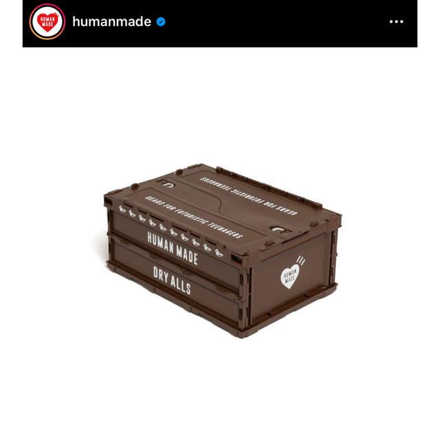 human made ボックス　CONTAINER 30L 50L セット