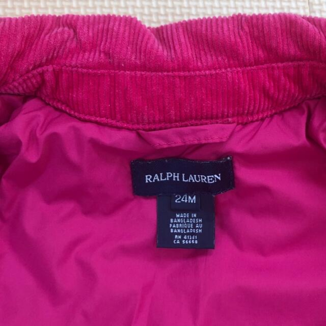 Ralph Lauren(ラルフローレン)のラルフローレン  キルティングジャケット キッズ/ベビー/マタニティのキッズ服女の子用(90cm~)(ジャケット/上着)の商品写真