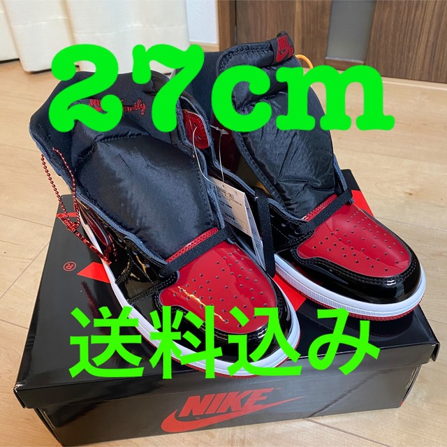 Nike Air Jordan 1 Patent Bred 27cmのサムネイル