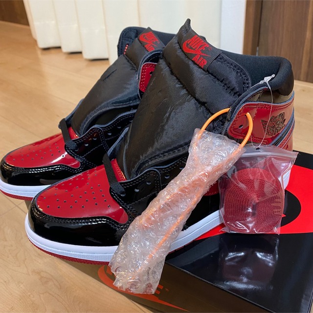 Nike Air Jordan 1 Patent Bred 27cm 5