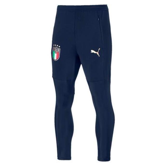 PUMA(プーマ)のO(XL)サイズ 相当サッカー イタリア代表 トレーニングパンツ 紺色 puma スポーツ/アウトドアのサッカー/フットサル(ウェア)の商品写真