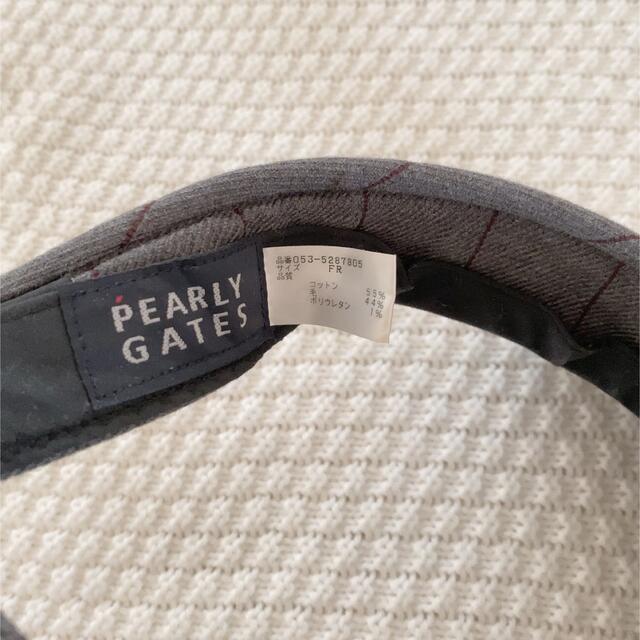 PEARLY GATES(パーリーゲイツ)のPEARLY GATES◼️バイザー レディースの帽子(キャップ)の商品写真