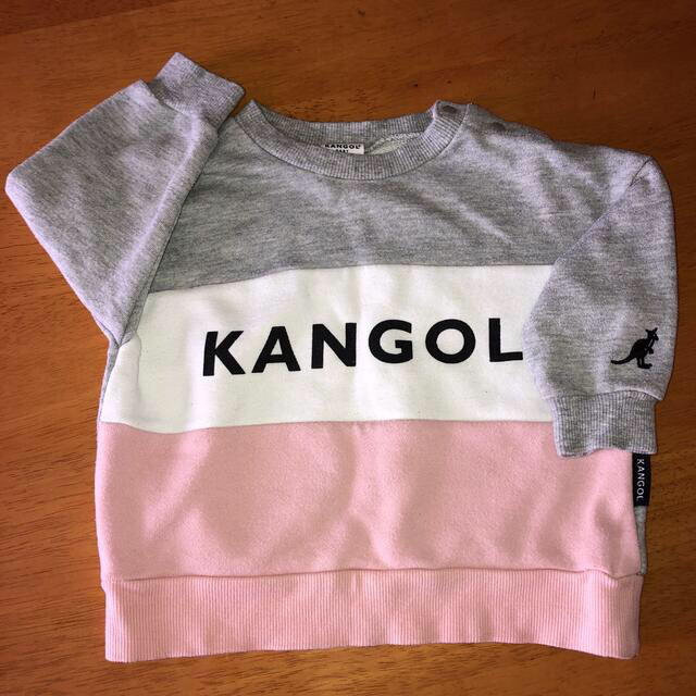 KANGOL(カンゴール)のKANGOL ベビートレーナー（80）2枚セット キッズ/ベビー/マタニティのベビー服(~85cm)(トレーナー)の商品写真