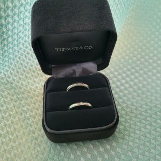 ティファニー(Tiffany & Co.)のティファニー　ペアリング　結婚指輪　刻印あり　14号×２(リング(指輪))