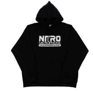 ナイトロウ（ナイトレイド）(nitrow(nitraid))のnitro microphone underground logo hoodie(パーカー)